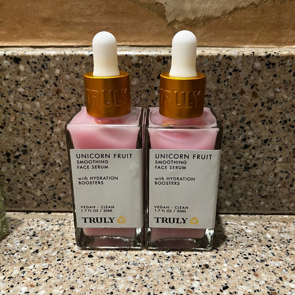 TRULY 2 Unicorn Fruit Smoothing Face Serums!!! Brand New!!